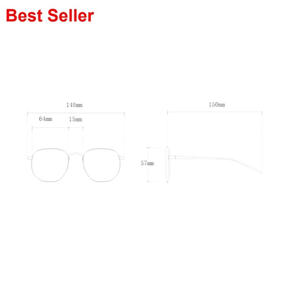 Oversized Square Sunglasses Vintage Punk UV400 Protection Unisex Eyewear - Picture 5 of 7